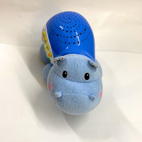 VTech Baby Lil' Critters Soothing Starlight Hippo, Blue - Picture 3 of 8